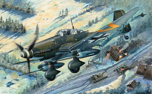 Trumpeter Aircraft 1/32 Junkers Ju87G2 Stuka German Dive Bomber Kit