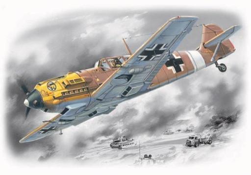 ICM Aircraft 1/72 WWII Messerschmitt Bf109E7/Trop Fighter Kit