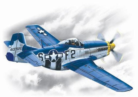 ICM Aircraft 1/48 WWII USAF P51D15 Mustang Fighter Kit