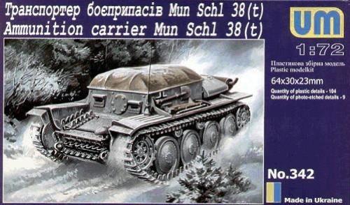 Unimodel Military 1/72 38(t) WWII Ammunition Carrier Kit