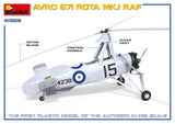 MiniArt 1/35 Avro 671 Rota Mk I RAF Two-Seater Autogyro (New Tool) Kit