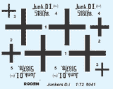 Roden Aircraft 1/72 Junkers D I Heavy German Attacker Kit