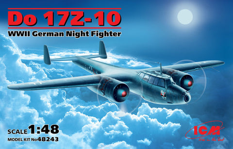 ICM Aircraft 1/48 WWII German Do17Z10 Night Fighter (New Tool) Kit