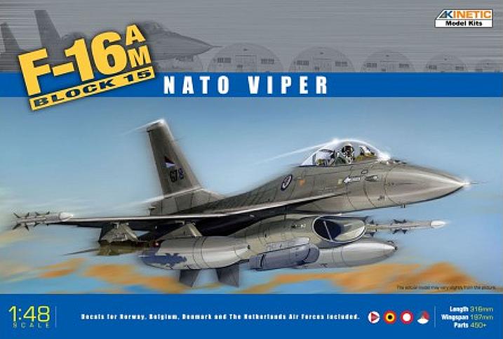 Kinetic 1/48 F-16A MLU Block 15 Kit