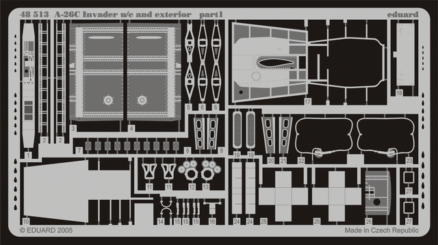 Eduard Details 1/48 Aircraft- A26C Undercarriage & Exterior for RMX