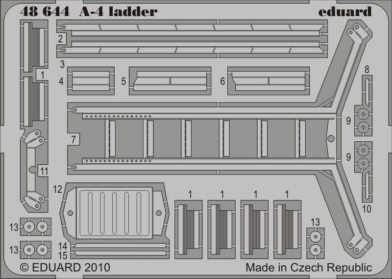 Eduard Details 1/48 Aircraft- A4 Ladder for HSG