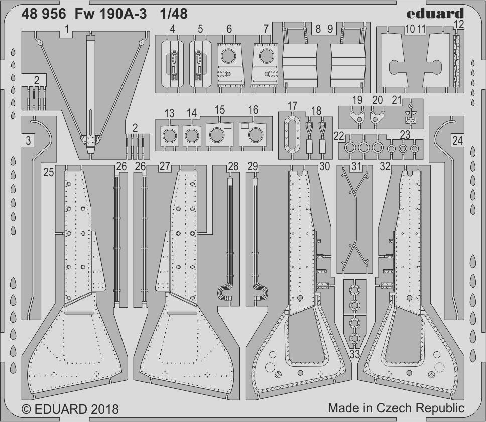 Eduard 1/48 Fw190A3 for EDU