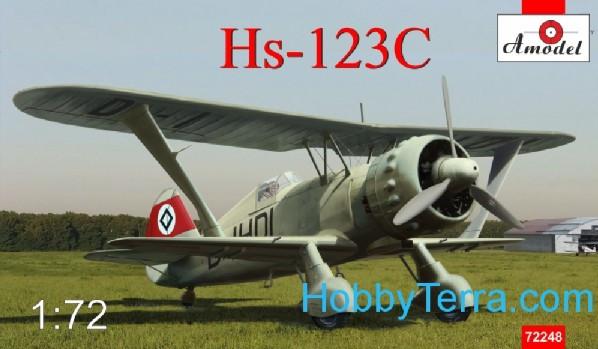 A Model From Russia 1/72 Henschel Hs123C Dive Bomber Kit