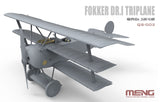 Meng 1/32 Fokker Dr. I Red Baron Triplane (New Tool) Kit
