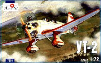 A Model From Russia 1/72 UT2 Trainer Aircraft Kit