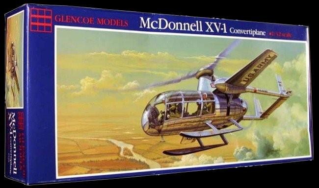 Glencoe Aircraft 1/32 McDonnell XV1 Convertiplane Re-Issue) Kit
