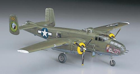 Hasegawa Aircraft 1/72 B25J Mitchell US Bomber Kit