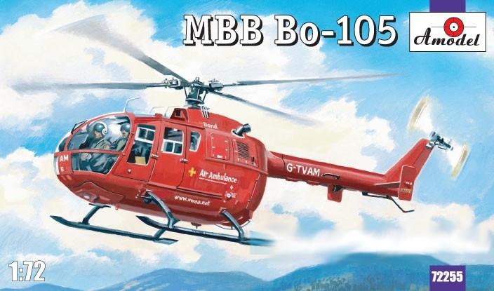 A Model From Russia 1/72 MBB Bo105 Rescue Helicopter Kit