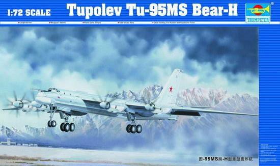 Trumpeter Aircraft 1/72 Tupolev Tu95MS Bear H Bomber Kit