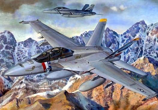 Trumpeter Aircraft 1/32 F/A18F Super Hornet Fighter Kit