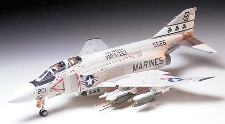 Tamiya Aircraft 1/32 F4J Phantom II Marines Aircraft Kit