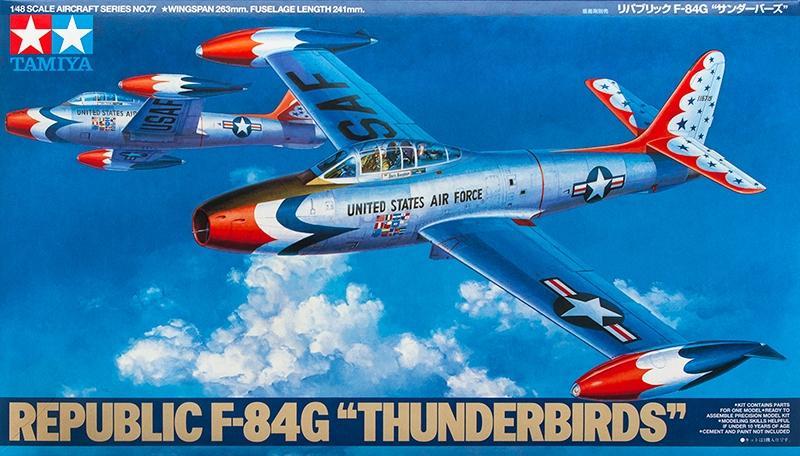 Tamiya Aircraft 1/48 Republic F-84G Thunderbirds Kit