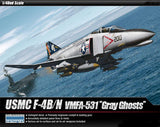 Academy Aircraft 1/48 F4B/N WMFA531 Gray Ghosts USMC/USN Fighter Kit