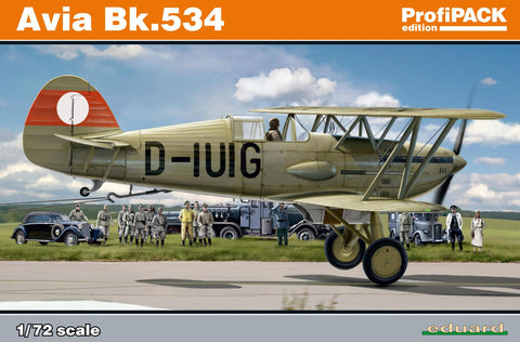 Eduard Aircraft 1/72 Avia Bk534 Aircraft Prof-Pack Kit