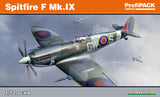 Eduard Aircraft 1/72 Spitfire F Mk IX Fighter Profi-Pack Kit