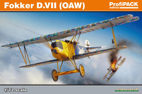 Eduard Aircraft 1/72 Fokker D VII (OAW) Aircraft Profi-Pack Kit