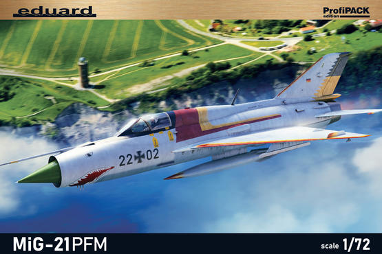 Eduard 1/72 MiG21PFM Soviet Cold War Fighter (Profi-Pack Plastic Kit) (Re-Issue)