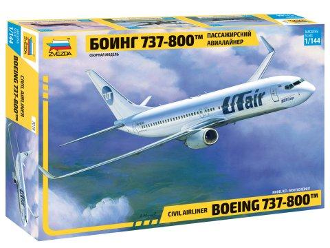 Zvezda Aircraft 1/144 B737-800 Passenger Airliner Kit