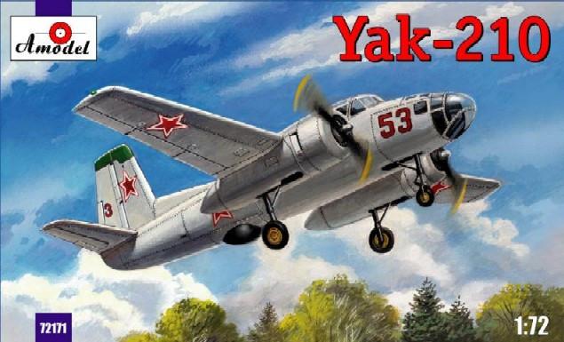 A Model From Russia 1/72 Yak210 Soviet Trainer Aircraft Kit