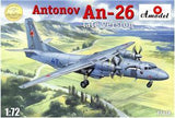 A Model From Russia 1/72 Antonov An26 Late Version Russian Military Cargo Aircraft Kit