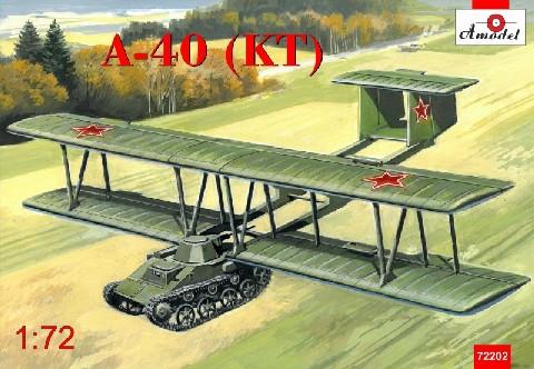 A Model From Russia 1/72 Antonov A40 (KT) Proto-Type Flying Tank using T60 Kit