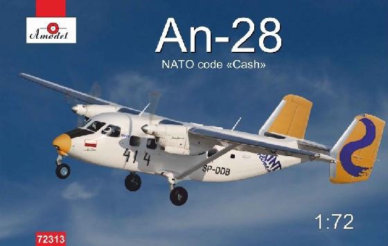 A Model From Russia 1/72 Antonov An28 NATO Code Twin Engine Light Turboprop Transport and Passenger Aircraft Kit