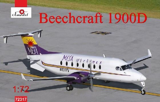 A Model From Russia 1/72 Beechcraft 1900D Mesa Airlines Aircraft Kit