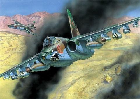 Zvezda 1/72 Soviet Su25 Frogfoot Attack Aircraft Kit
