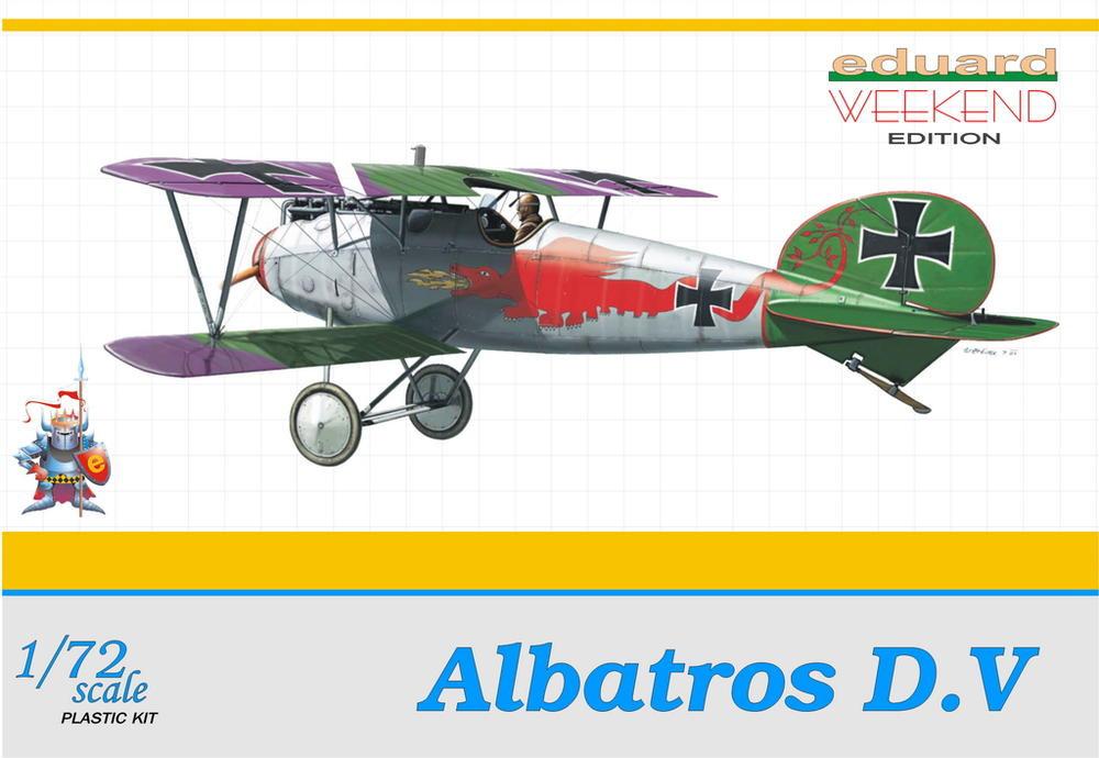 Eduard 1/72 Albatros D V BiPlane Wkd Edition Kit