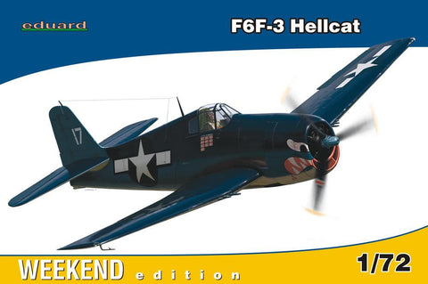 Eduard Aircraft 1/72 F6F3 Hellcat Fighter Wkd Edition Kit
