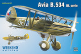 Eduard 1/72 Avia B534 III Serie Aircraft Wkd Edition Kit