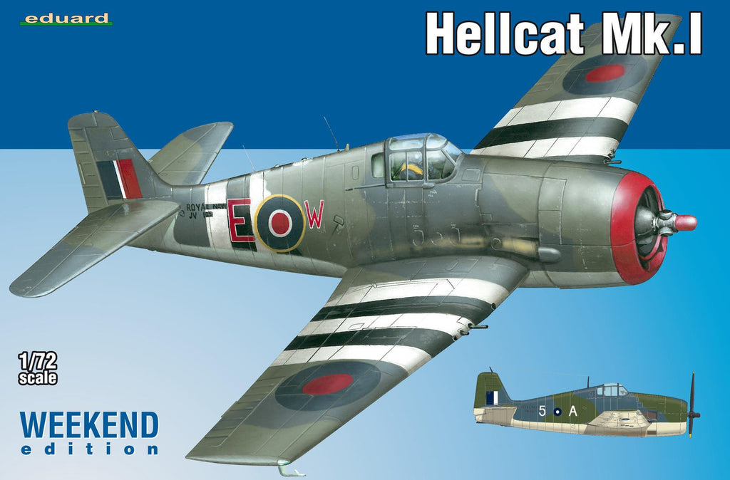 Eduard Aircraft 1/72 Hellcat Mk I Fighter Wkd Edition Kit