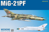 Eduard 1/72 MiG21PF Soviet Cold War Jet Fighter Wkd Edition Kit