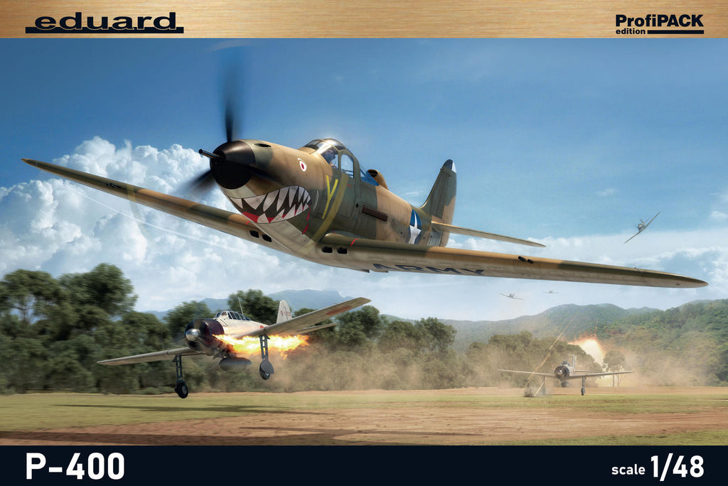 Eduard 1/48 WWII P400 US Fighter (Profi-Pack Plastic Kit)