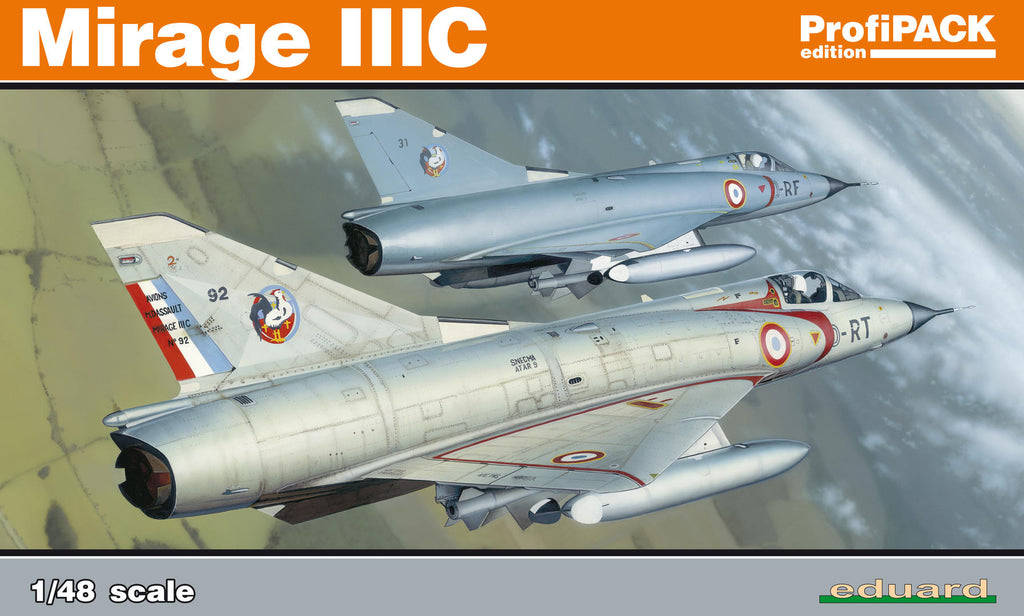Eduard 1/48 Mirage IIIC Aircraft Profi-Pack Kit