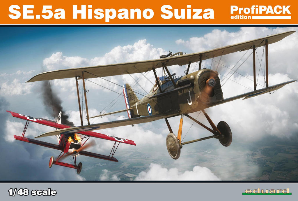 Eduard Aircraft 1/48 SE5a Hispano Suiza Aircraft Profi-Pack Kit