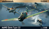 Eduard 1/48 WWII A6M3 Zero Type 22 IJN Fighter (Profi-Pack Plastic Kit)