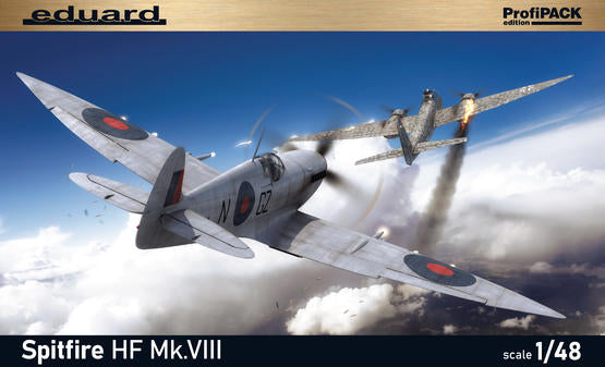 Eduard 1/48 Spitfire HF Mk VIII Fighter (Profi-Pack Plastic Kit)