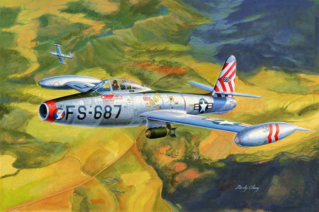 Hobby Boss Aircraft 1/32 F-84E Thunderjet Kit