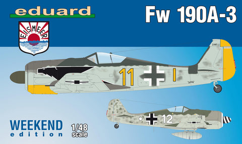 Eduard Aircraft 1/48 Fw190A3 Aircraft Wkd Edition Kit