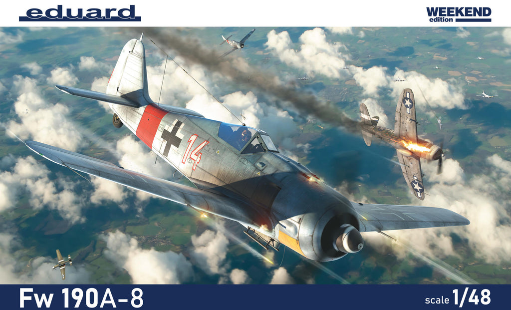Eduard 1/48 WWII Fw190A8 German Fighter (Weekend Edition Plastic Kit)