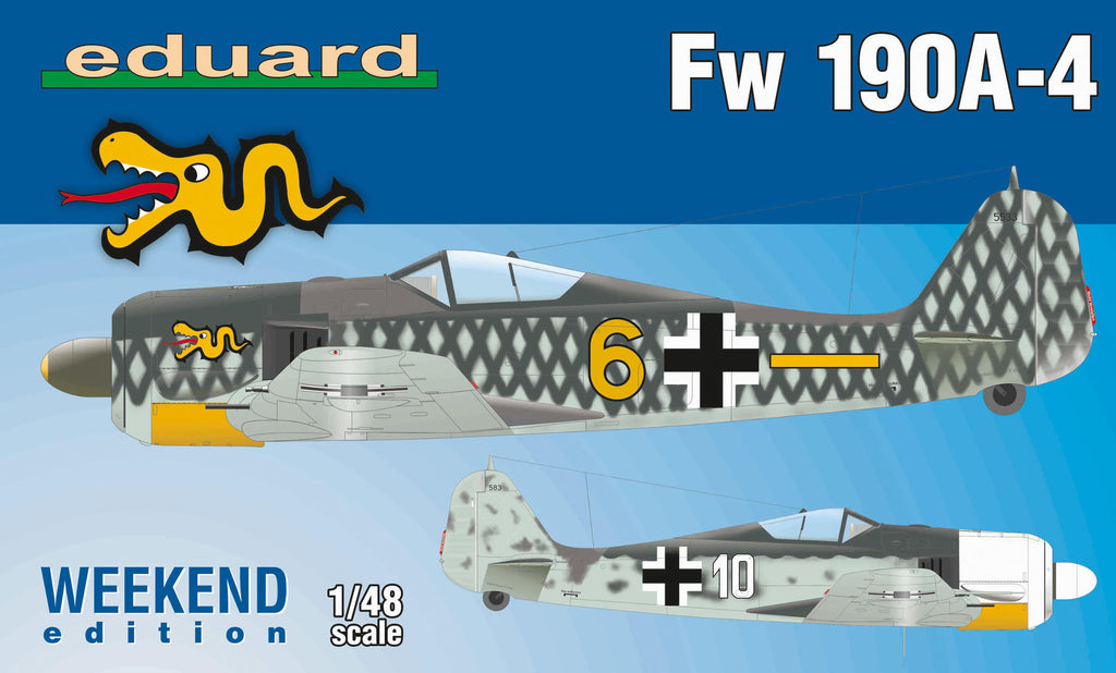 Eduard 1/48 Fw190A4 Aircraft Wkd Edition Kit