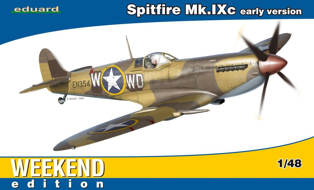 Eduard Aircraft 1/48 Spitfire Mk IXc Early Version Fighter Wkd Edition Kit