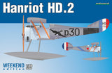 Eduard 1/48 Hanriot HD2 BiPlane Wkd Edition Plastic Kit