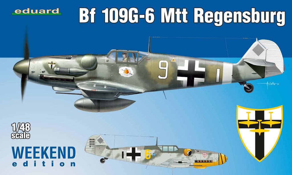 Eduard 1/48 Bf109G6 Mtt Regensburg Fighter Wkd. Edition Kit